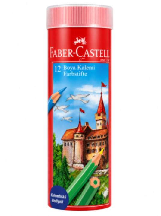 FABER CASTEL 12 Lİ KURU BOYA KALEMİ