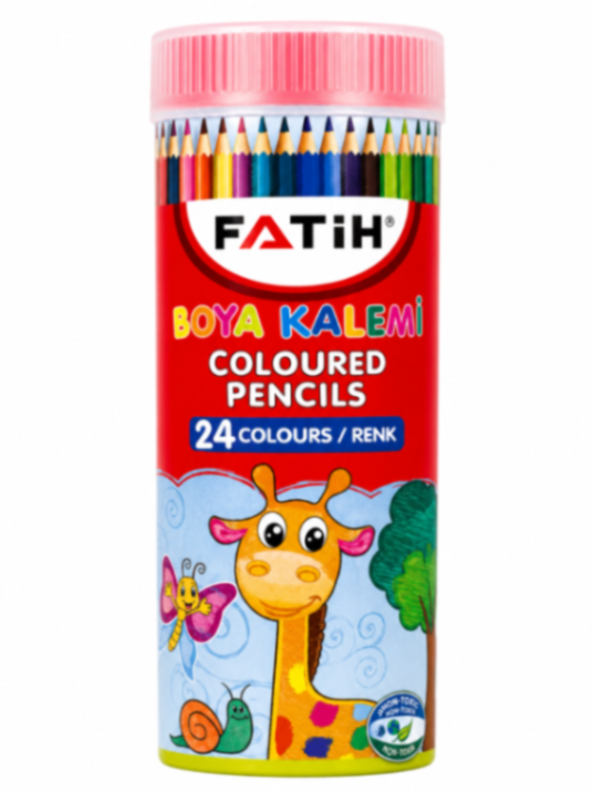 FATİ H 24 LÜ TÜP KURU BOYA KALEMİ