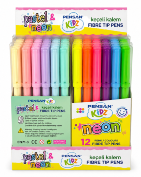 FOSFORLU-PASTEL KEÇELİ KALEM