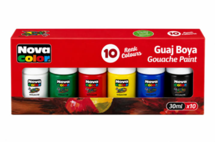 NOVA COLOR GUAJ BOYA 10 RENK