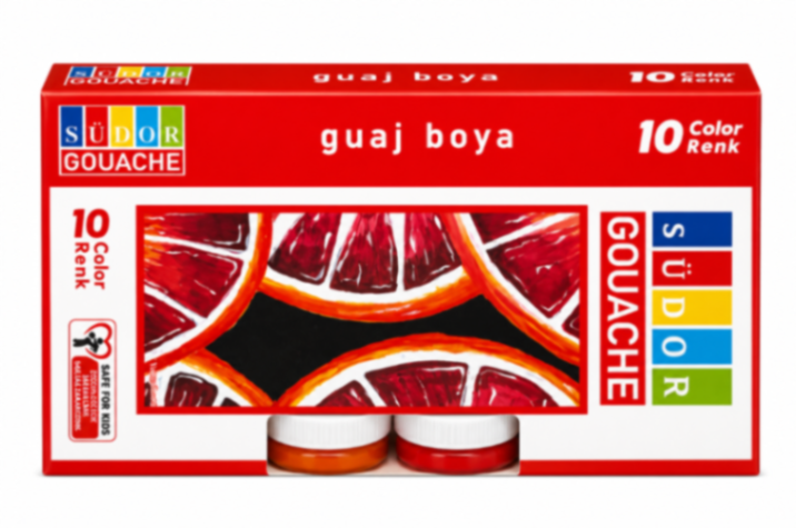 SÜDOR GUAJ BOYA 10 RENK