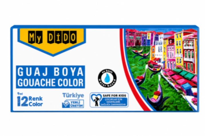 MY DİDO TÜP GUAJ BOYA 12 RENK