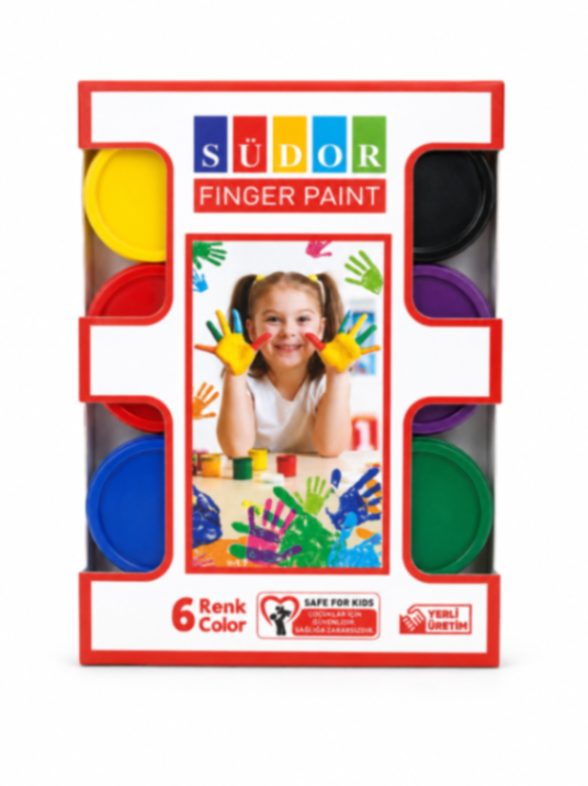 SÜDOR PARMAK BOYASI 6 RENK